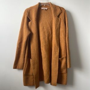 Philosophy Republic Clothing Rust Coatigan with Pockets Womens Size Large